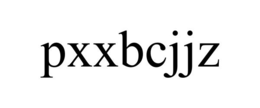 PXXBCJJZ trademark