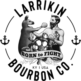 LARRIKIN KY USA BOURBON CO. BORN TO FIGHT trademark