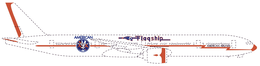 AA AMERICAN FLAGSHIP AMERICAN AIRLINES trademark