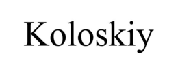 KOLOSKIY trademark