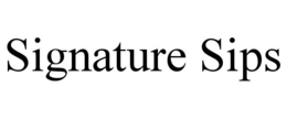 SIGNATURE SIPS trademark
