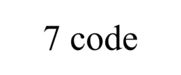 7 CODE trademark