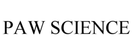PAW SCIENCE trademark