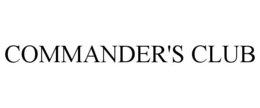 COMMANDER'S CLUB trademark