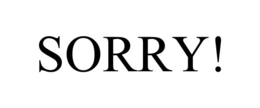 SORRY! trademark