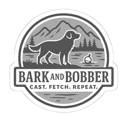 BARK AND BOBBER CAST. FETCH. REPEAT. trademark