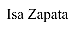 ISA ZAPATA trademark