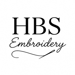 HBS EMBROIDERY trademark