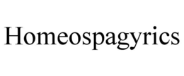 HOMEOSPAGYRICS trademark
