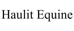 HAULIT EQUINE trademark
