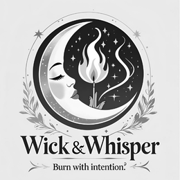 WICK & WHISPER BURN WITH INTENTION. trademark