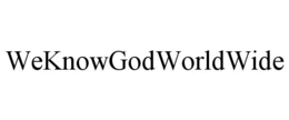 WEKNOWGODWORLDWIDE trademark