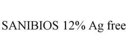 SANIBIOS 12% AG FREE trademark