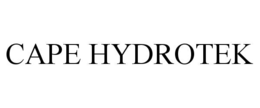 CAPE HYDROTEK trademark