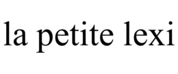 LA PETITE LEXI trademark