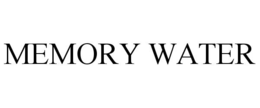 MEMORY WATER trademark