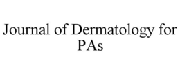 JOURNAL OF DERMATOLOGY FOR PAS trademark