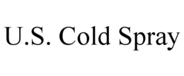 U.S. COLD SPRAY trademark