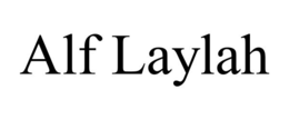 ALF LAYLAH trademark