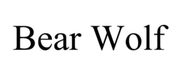 BEAR WOLF trademark