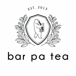 BAR PA TEA EST. 2013 trademark