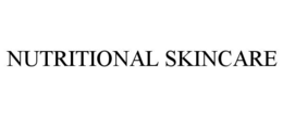 NUTRITIONAL SKINCARE trademark