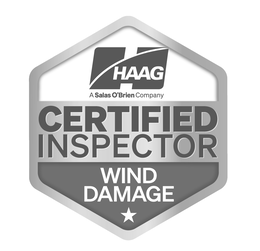 H HAAG A SALAS O'BRIEN COMPANY CERTIFIED INSPECTOR WIND DAMAGE trademark