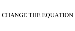 CHANGE THE EQUATION trademark