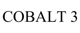 COBALT 3 trademark