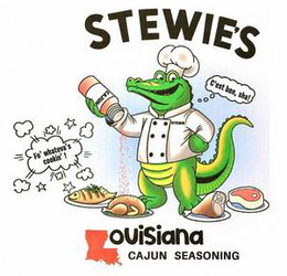 STEWIE'S LOUISIANA CAJUN SEASONING FO' WHATEVA'S COOKIN'! C'EST BON, SHA! trademark