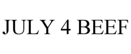 JULY 4 BEEF trademark