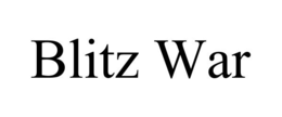 BLITZ WAR trademark