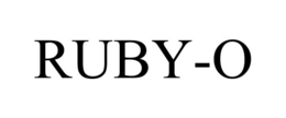 RUBY-O trademark