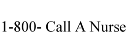 1-800- CALL A NURSE trademark