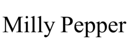 MILLY PEPPER trademark