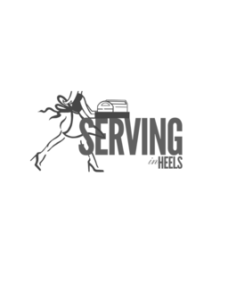 SERVING IN HEELS trademark