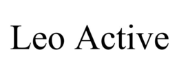 LEO ACTIVE trademark