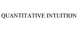 QUANTITATIVE INTUITION trademark