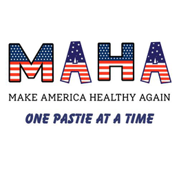 MAHA MAKE AMERICA HEALTHY AGAIN ONE PASTIE AT A TIME trademark