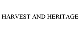 HARVEST AND HERITAGE trademark