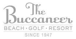 THE BUCCANEER BEACH · GOLF · RESORT SINCE 1947 trademark