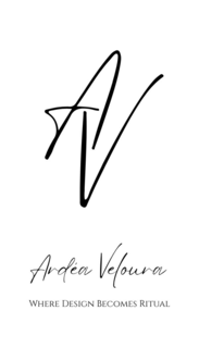 AV ARDÉA VELOURA WHERE DESIGN BECOMES RITUAL trademark