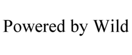 POWERED BY WILD trademark