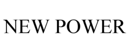 NEW POWER trademark