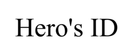 HERO'S ID trademark