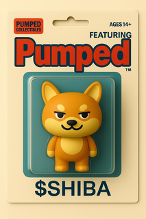PUMPED COLLECTIBLES PUMPED FEATURING PUMPED AGES 14 $ SHIBA trademark
