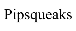 PIPSQUEAKS trademark