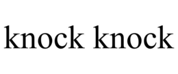KNOCK KNOCK trademark