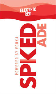 ELECTRIC RED POWERED BY VODKA SPKED ADE trademark
