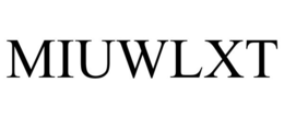 MIUWLXT trademark